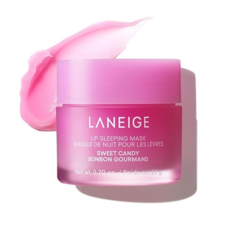LANEIGE Lip Sleeping Mask 0.7 Oz Nourish Hydrate Vitamin C Murumuru, Shea Butter